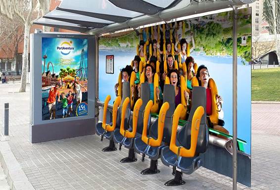 Diese Bushaltestelle lädt zu einer wilden Achterbahnfahrt ein |  Bushaltestelle, Bus, Werbeideen